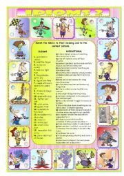 English Worksheet: IDIOMS 2