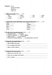 English Worksheet: Grammar