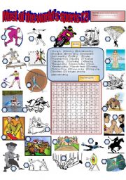 English Worksheet: Most of the worlds sports (part 2)