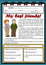 MY BEST FRIENDS ( 2 PAGES)