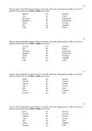 English Worksheet: Forced Choices Interviews