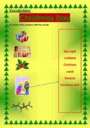 English worksheet: Christmas Day
