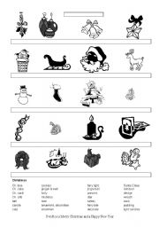 English Worksheet: Christmas