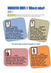 English Worksheet: Who is the best learner?