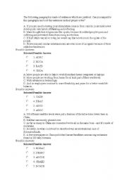 English Worksheet: jumbled sentences