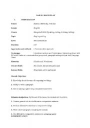 English worksheet: comparatives&superlatives