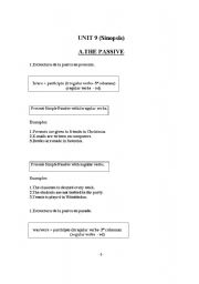 English worksheet: passive