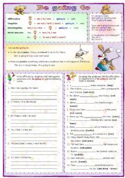 English Worksheet: Be going to