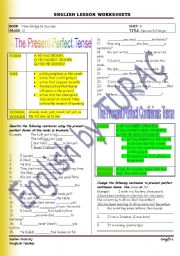 English Worksheet: present perfect progressive and future perfect