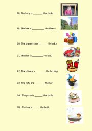 prepositions of place (part 2)