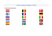 English Worksheet: countries of Europe