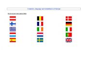 English worksheet: countries of Europe