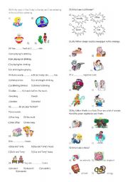 English Worksheet: 6th grade exam part2