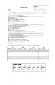 English worksheet: Know about other cultures