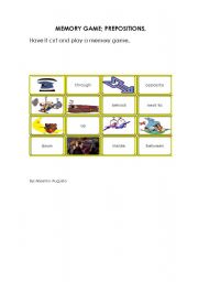 English worksheet: PREPOSITIONS