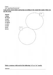 English Worksheet: Consonant 