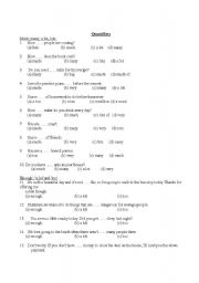 English worksheet: Quantifiers worsheet a-lot many much