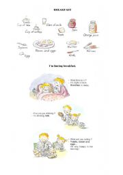 English Worksheet: Breakfast
