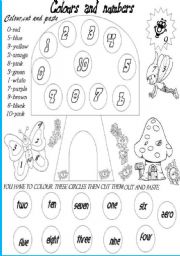 English Worksheet: numbers