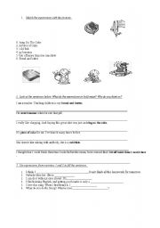 English Worksheet: Food Idioms