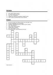 English worksheet: Business English crossword