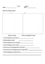 English worksheet: E.V.S