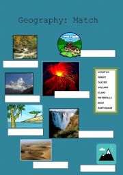 English worksheet: GEOGRAPHY