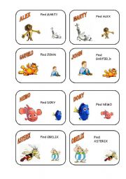 English Worksheet: Speaking cards