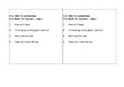 English Worksheet: Contractions