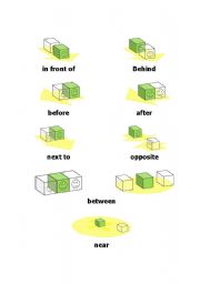 English Worksheet: Prepositions of Places