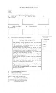 English worksheet: Daily routines