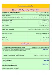 English worksheet: Useful expressions of Lost series with the persian translation