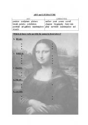 English worksheet: Art & Literature