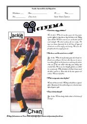 English Worksheet: Jackie Chan