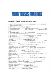 Verb tenses