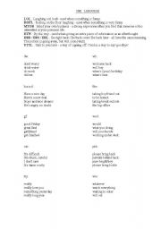 English Worksheet: sms language