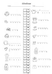 English Worksheet: Clothes decoding