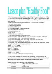 English Worksheet: Lesson plan 