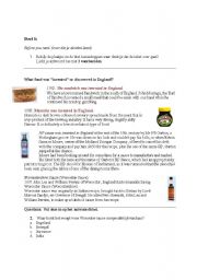 English worksheet: reading test 