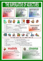 English Worksheet: the superlative of adjectives