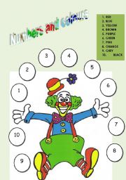 English Worksheet: CLOWN