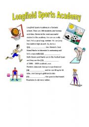 English worksheet: SPORTS