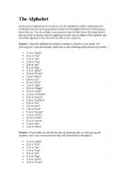 English worksheet: alphabet