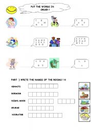 English worksheet: family