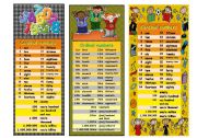 English Worksheet: Bookmarks - Numbers