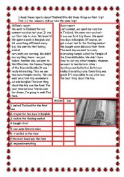 English Worksheet: SIMPLE PAST -CONSOLIDATION