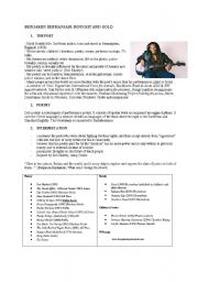 English Worksheet: Benjamin Zephaniah