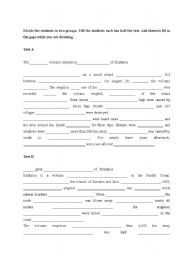 English worksheet: Dictation