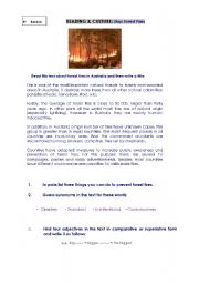 English worksheet: STOP FOREST FIRES