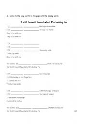 English worksheet: Present perfect